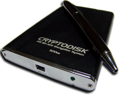 CryptoDisk Pro 500GB | Siyah